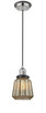 Innovations - 201CBP-PNBK-G146 - One Light Mini Pendant - Franklin Restoration - Polished Nickel