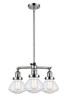 Innovations - 207-PC-G324 - Three Light Chandelier - Franklin Restoration - Polished Chrome