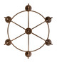 Estrella Six Light Semi-Flushmount (281553)