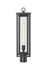 Ashland One Light Outdoor Post Lantern (9950-1PLT-BK-25-CL)