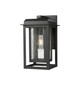 Innovations - 9951-1W-BK-13-CG-BK-SDY - One Light Wall Sconce - Mansfield - Matte Black