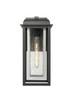Mansfield One Light Outdoor Wall Sconce (9951-1W-BK-16-CG-SV-SDY)