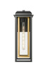 Mansfield One Light Outdoor Wall Sconce (9951-1W-BK-20-CG-BR-CL)
