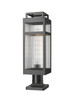 Innovations - 9953-1PLT-BK-20-SCL - One Light Outdoor Post Lantern - Ridgeway - Matte Black