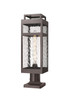 Innovations - 9953-1PLT-BZ-20-WG - One Light Outdoor Post Lantern - Ridgeway - Bronze