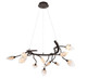 Lib & Co. - 12306-043 - LED Chandelier - Modena - Black with gold accent