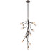 Lib & Co. - 12307-043 - LED Chandelier - Modena - Black with gold accent