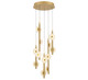 Lib & Co. - 12360-030 - LED Chandelier - Etna - Painted antique brass