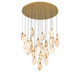 Lib & Co. - 12385-030 - LED Chandelier - Kosmos - Painted antique brass