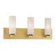 Minka-Lavery - 12323-876 - Three Light Vanity - Wexmere - Legacy Brass