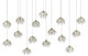 Crystal Bud Collection 15 Light Pendant (9000-0671)