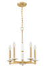 Kaden Five Light Chandelier (3045-5MGLD)