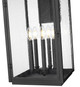Hartwell Five Light Outdoor Wall Mount (5019XL-BK)