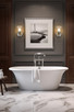 Belle One Light Wall Sconce (7519-1S-BN)