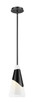 Z-Lite - 828P7-ROD-MB - One Light Pendant - Aimie - Matte Black