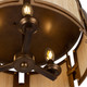 Button Three Light Semi-Flush Mount (526845PABMG)