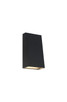 Matteo Lighting - E21104MB - LED Outdoor Lantern - Dakota - Matte Black