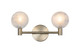 Matteo Lighting - W33802CG - Two Light Wall Sconce - CLOUDBURST - Champagne Gold