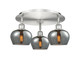 Innovations - 516-3C-SN-G93 - Three Light Semi-Flush Mount - Ballston - Satin Nickel