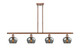Innovations - 516-4I-AC-G93 - Four Light Island Pendant - Ballston - Antique Copper