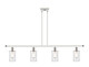 Innovations - 516-4I-WPC-G802-LED - LED Island Pendant - Ballston - White Polished Chrome