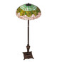 Tiffany Cabbage Rose Three Light Floor Lamp (19763)