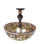 Tiffany Turning Leaf Three Light Semi-Flushmount (278220) Tiffany Turning Leaf Three Light Semi-Flushmount (278220)