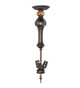 Tiffany Turning Leaf Three Light Semi-Flushmount (278220) Tiffany Turning Leaf Three Light Semi-Flushmount (278220)