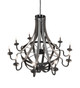 Barrel Stave Ten Light Chandelier (282053)