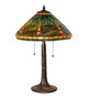Meyda Tiffany - 284914 - Two Light Table Lamp - Tiffany Dragonfly - Mahogany Bronze