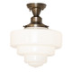 Meyda Tiffany - 286108 - One Light Flushmount - Revival - Antique Brass