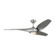 Visual Comfort Fan - 3TNSM60BSD - 60 Ceiling Fan - Topan Smart 60 LED - Brushed Steel