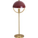 Robert Abbey - 600OX - One Light Table Lamp - Mavisten Edition Copernica - Lacquered Burnished Brass w/Oxblood Painted