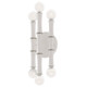 Robert Abbey - DY76 - Six Light Wall Sconce - Kane - Daisy w/Polished Nickel