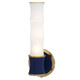 Robert Abbey - MB68 - One Light Wall Sconce - Kane - Midnight Blue w/Modern Brass