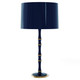 Robert Abbey - MB71X - One Light Table Lamp - Kane - Midnight Blue w/Modern Brass