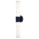 Robert Abbey - MB84 - Two Light Wall Sconce - Kane - Midnight Blue w/Polished Nickel