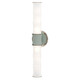 Robert Abbey - MCL84 - Two Light Wall Sconce - Kane - Matte Celadon w/Polished Nickel