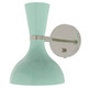 Robert Abbey - MN06MN - One Light Wall Sconce - Clare - Polished Nickel w/Mint Painted