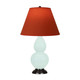 Robert Abbey - MN11T - One Light Accent Lamp - Small Double Gourd - Mint Glazed Ceramic w/Deep Patina Bronze