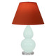 Robert Abbey - MN13T - One Light Accent Lamp - Small Double Gourd - Mint Glazed Ceramic w/Lucite