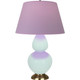 Robert Abbey - MN20L - One Light Table Lamp - Double Gourd - Mint Glazed Ceramic w/Antique Natural Brass