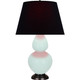 Robert Abbey - MN21K - One Light Table Lamp - Double Gourd - Mint Glazed Ceramic w/Deep Patina Bronze