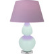 Robert Abbey - MN23L - One Light Table Lamp - Double Gourd - Mint Glazed Ceramic w/Lucite