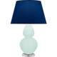 Robert Abbey - MN23N - One Light Table Lamp - Double Gourd - Mint Glazed Ceramic w/Lucite