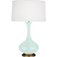Robert Abbey - MN994 - One Light Table Lamp - Pike - Mint Glazed Ceramic w/Aged Brass