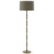 Robert Abbey - MST73X - One Light Floor Lamp - Kane - Matte Smokey Taupe w/Modern Brass