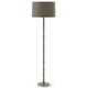 Robert Abbey - MST74X - One Light Floor Lamp - Kane - Matte Smokey Taupe w/Polished Nickel