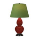 Robert Abbey - OX11G - One Light Accent Lamp - Small Double Gourd - Oxblood Glazed Ceramic w/Deep Patina Bronze
