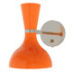 Robert Abbey - PM06PM - One Light Wall Sconce - Clare - Polished Nickel w/Pumpkin Painted